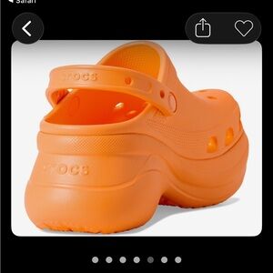 CROCS Women's Classic Bae Clogs - Bright Orange